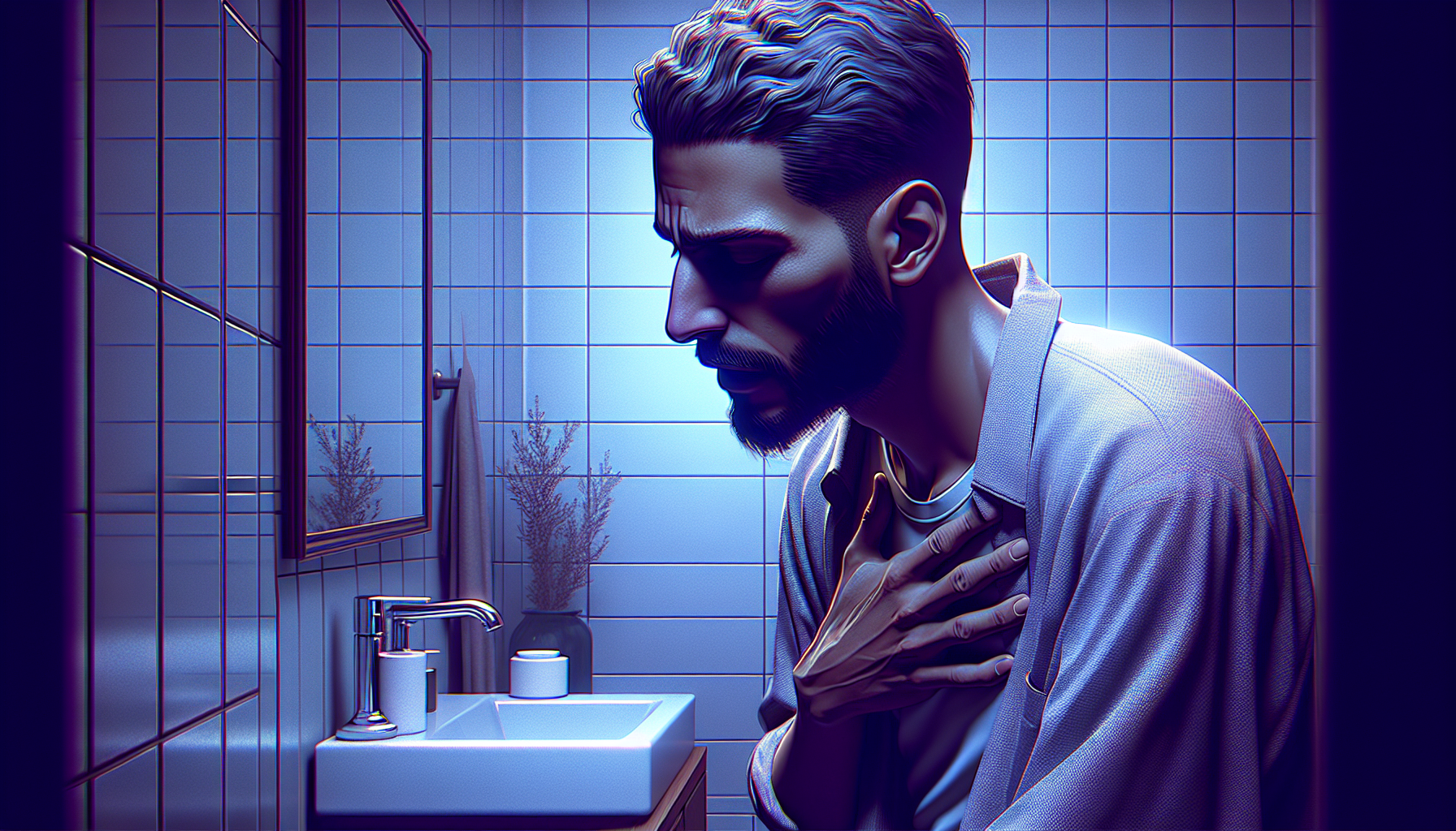 Finding a private space to practice grounding techniques can provide relief.