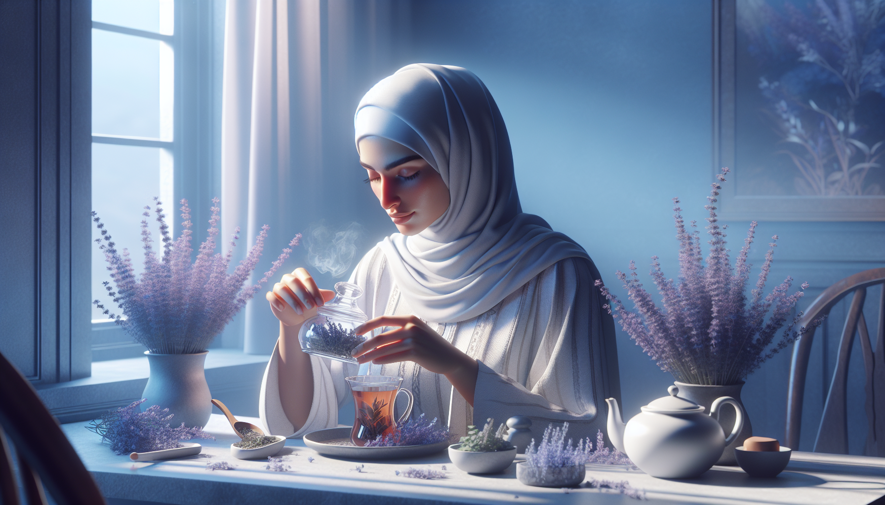 Switching to herbal tea is a gentle alternative that supports calm.